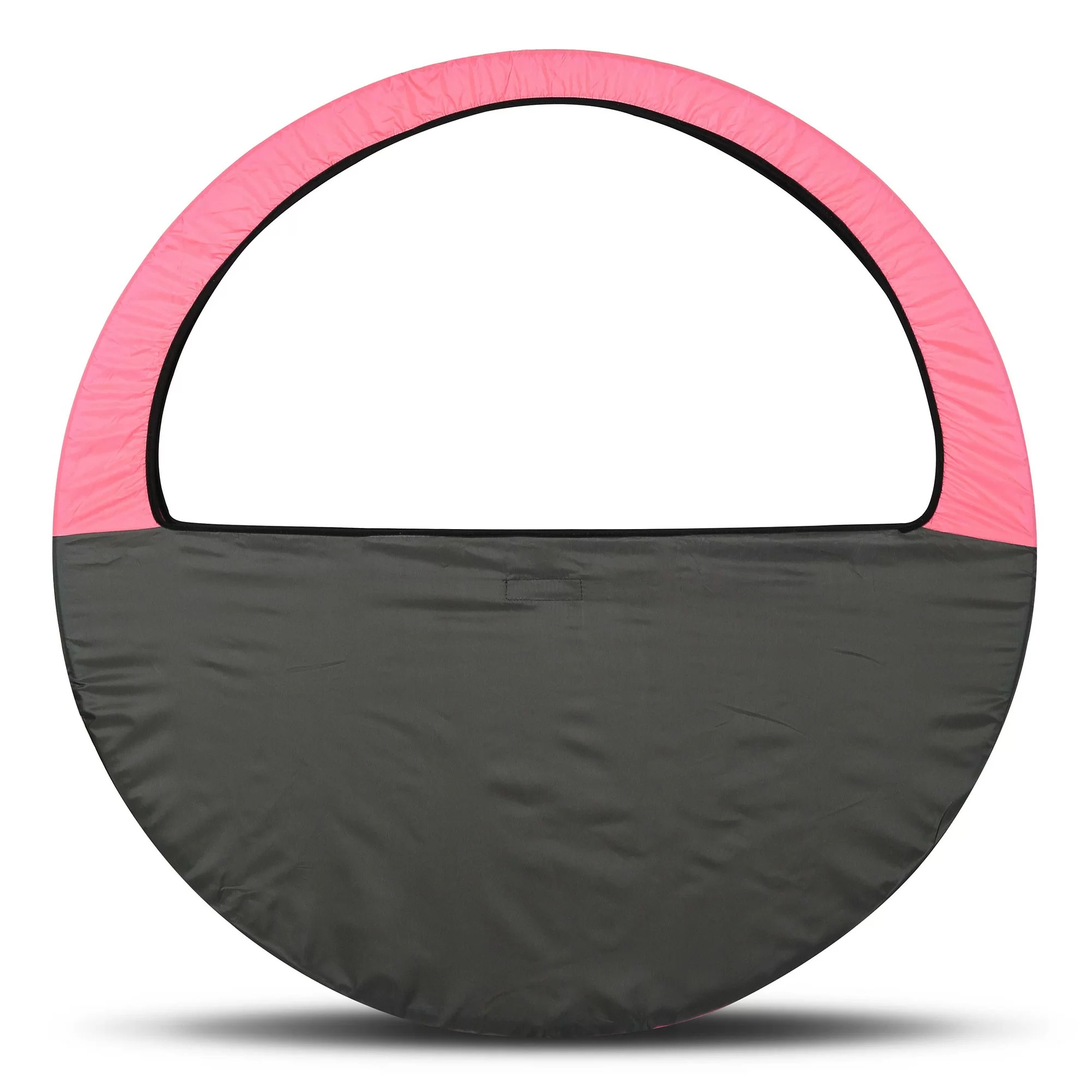 Реальное фото Чехол-сумка для обруча 60-90 см Indigo розово-серый SM-083 от магазина СпортСЕ