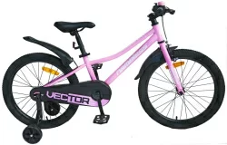 Велосипед 12" Nameless VECTOR, розовый/белый (2024)