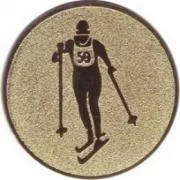 Вставка для медалей D1 A148/G 25 мм беговые лыжи