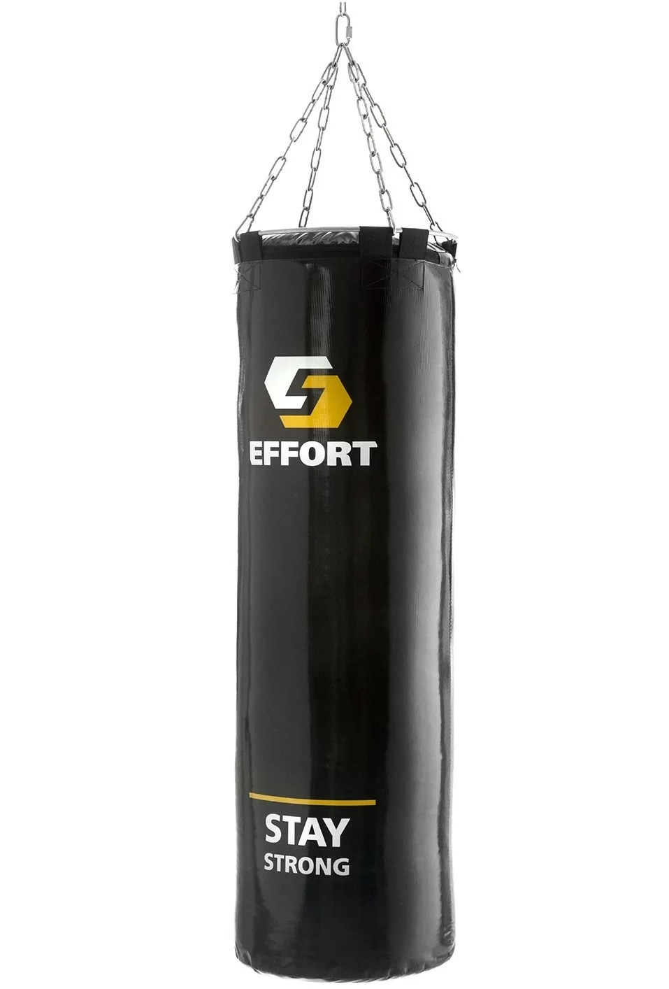 Реальное фото Мешок боксерский Effort Pro 35 кг мет. кольцо/цепи, (тент), 90 см, d 30 см E254 от магазина СпортСЕ