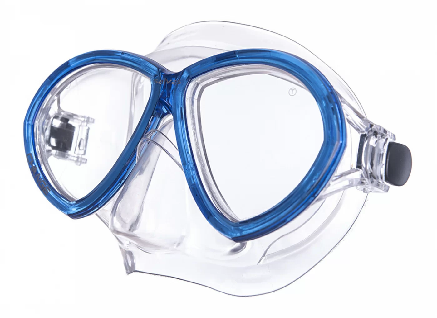 Реальное фото Маска для плавания Salvas Change Mask Silflex р. Senior синий CA195C2TBSTH от магазина СпортСЕ