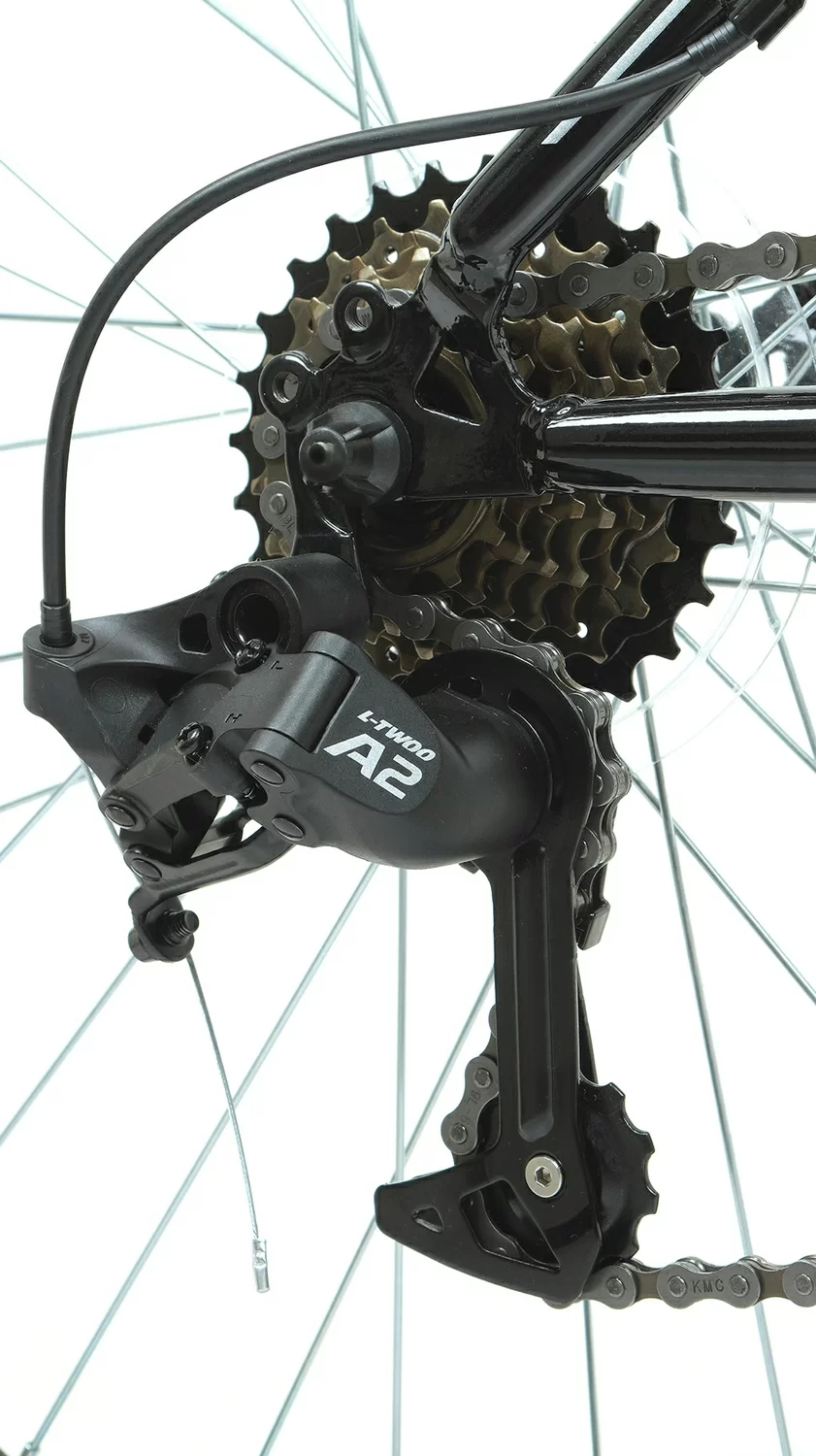 Реальное фото Велосипед Forward Flash 26 1.0 (2022) черный/серый от магазина СпортСЕ