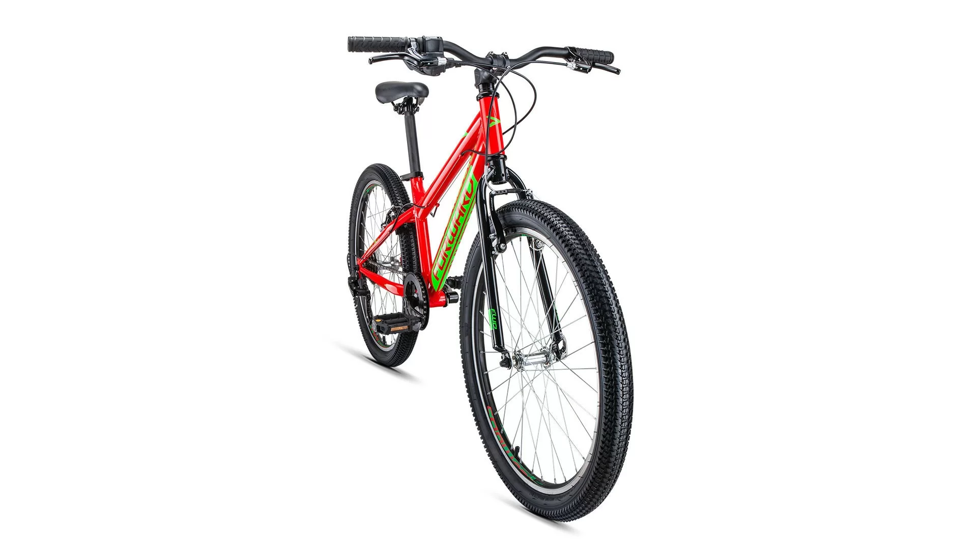 Реальное фото Велосипед Forward Titan 24 1.0 (6ск) (2019) красный от магазина СпортСЕ