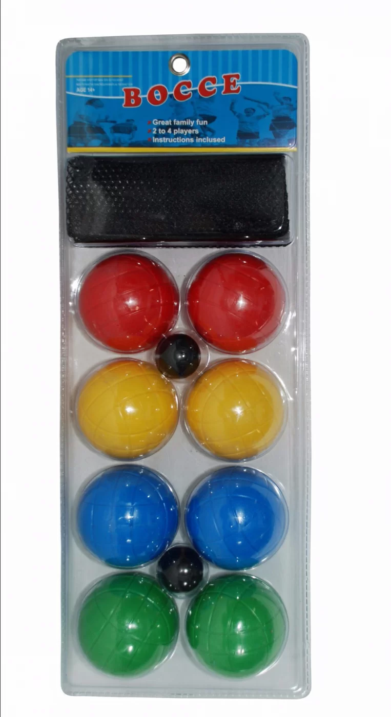 Реальное фото Набор для игры в Бочча 7024B из 10 шаров от магазина СпортСЕ