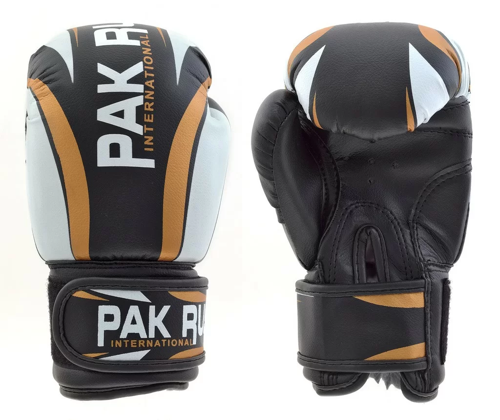 Реальное фото Перчатки боксерские Pak Rus синие PR-11-013 от магазина СпортСЕ