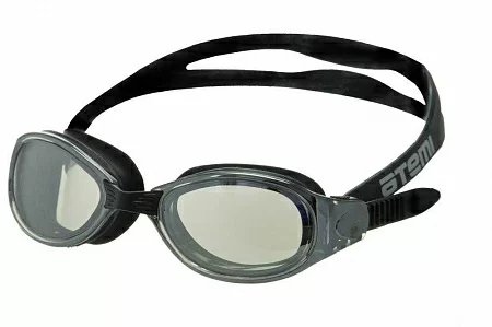 Реальное фото Очки для плавания Atemi B101M зеркальные, силикон черные от магазина СпортСЕ