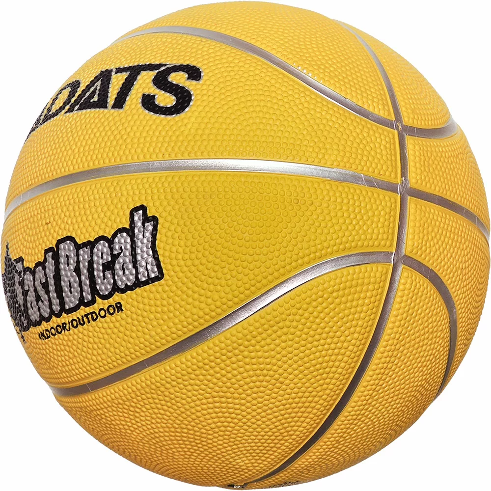 Реальное фото Мяч баскетбольный E33487 №7 резина, желтый 10020166 от магазина СпортСЕ