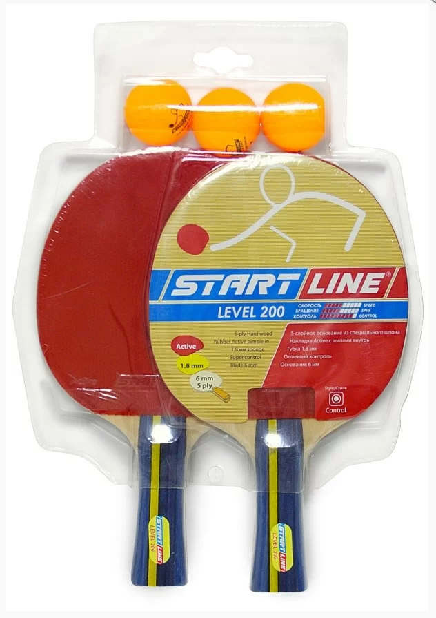Реальное фото Набор для настольного тенниса Start Line Level 200 61-300 от магазина СпортСЕ