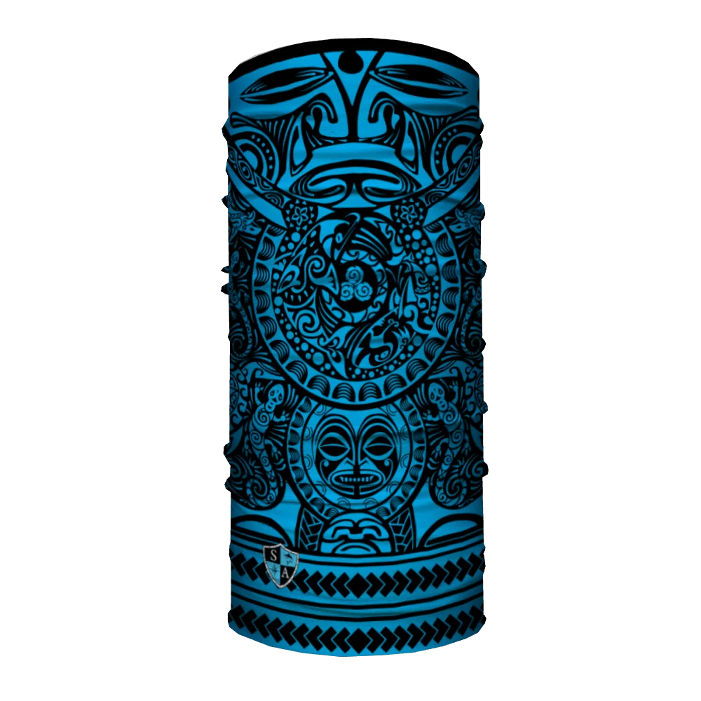 Реальное фото Шарф-маска (гейтер) SA Co. polynesian tribal blue SA-50323 от магазина СпортСЕ