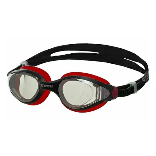 Реальное фото Очки для плавания Atemi N9301M силикон черно-красные от магазина СпортСЕ