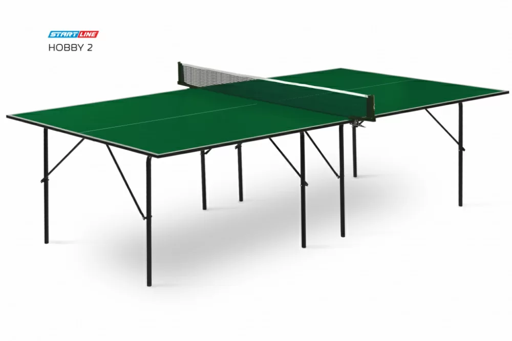 Реальное фото Теннисный стол Start Line Hobby 2 green от магазина СпортСЕ
