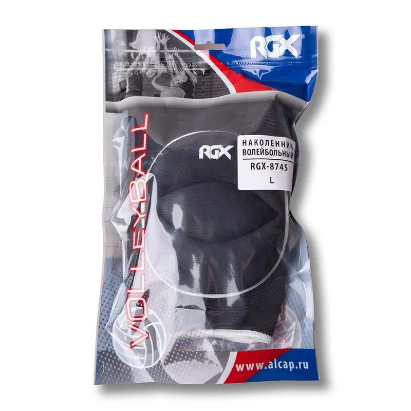 Реальное фото Наколенники волейбольные RGX-8745 black от магазина СпортСЕ