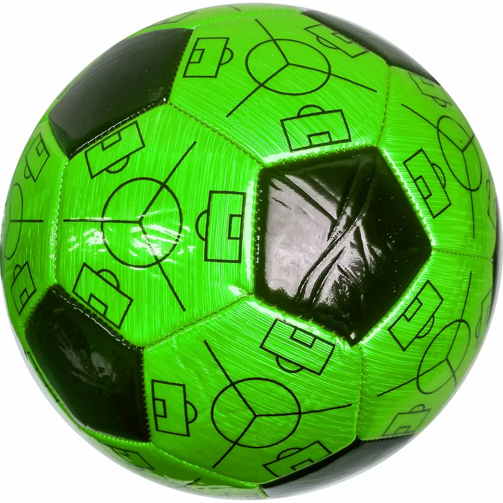 Реальное фото Мяч футбольный C33387-4 Meik №5 PVC 2.6 310-320 гр. зеленый 10017307 от магазина СпортСЕ