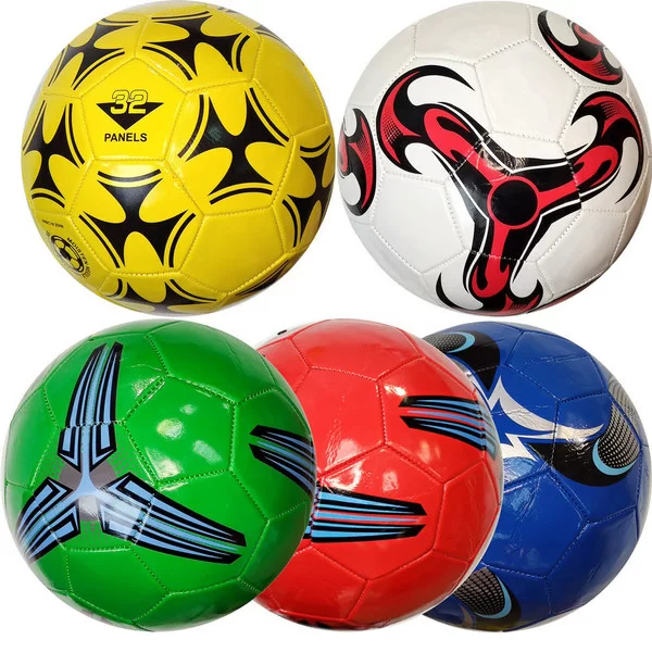 Реальное фото Мяч футбольный E29368-3 №5 PVC 1.8 машинная сшивка 10020906 от магазина СпортСЕ