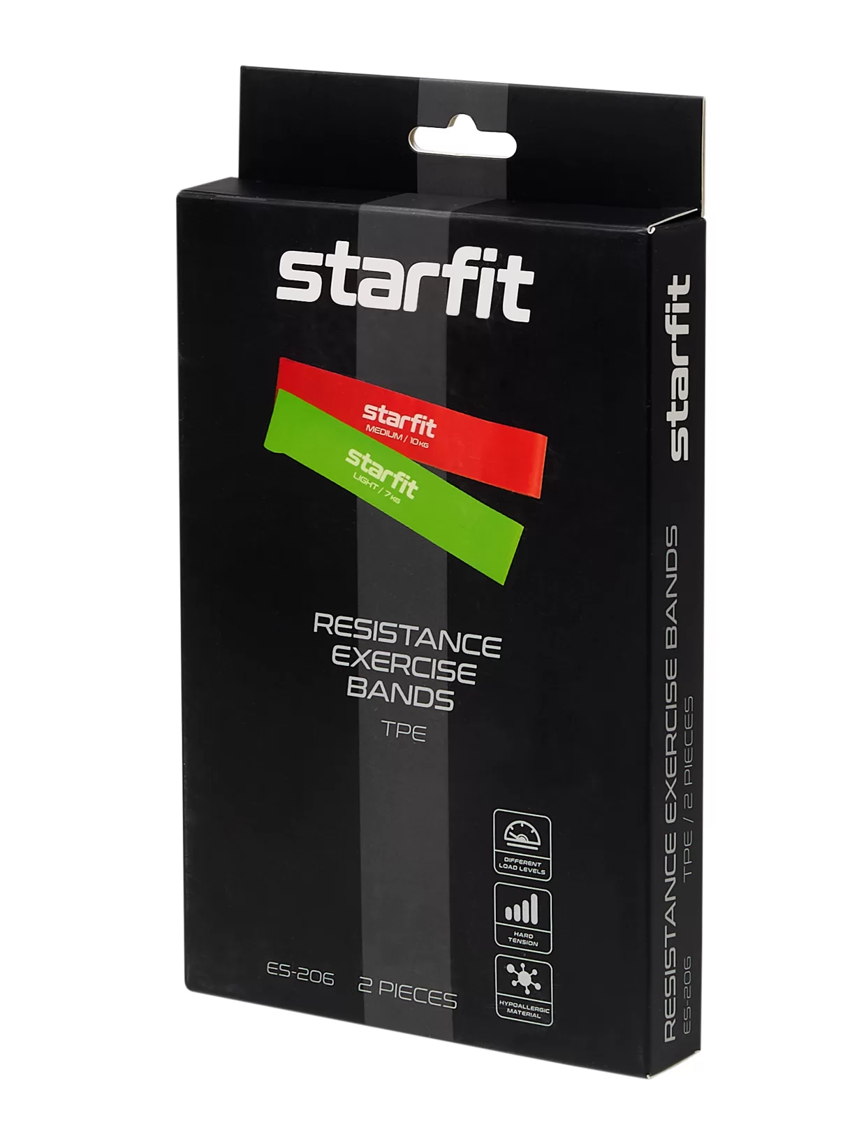 Реальное фото Мини-эспандеры StarFit ES-206 малиновый/лаймовый 2 шт ЦБ-00001571 от магазина СпортСЕ
