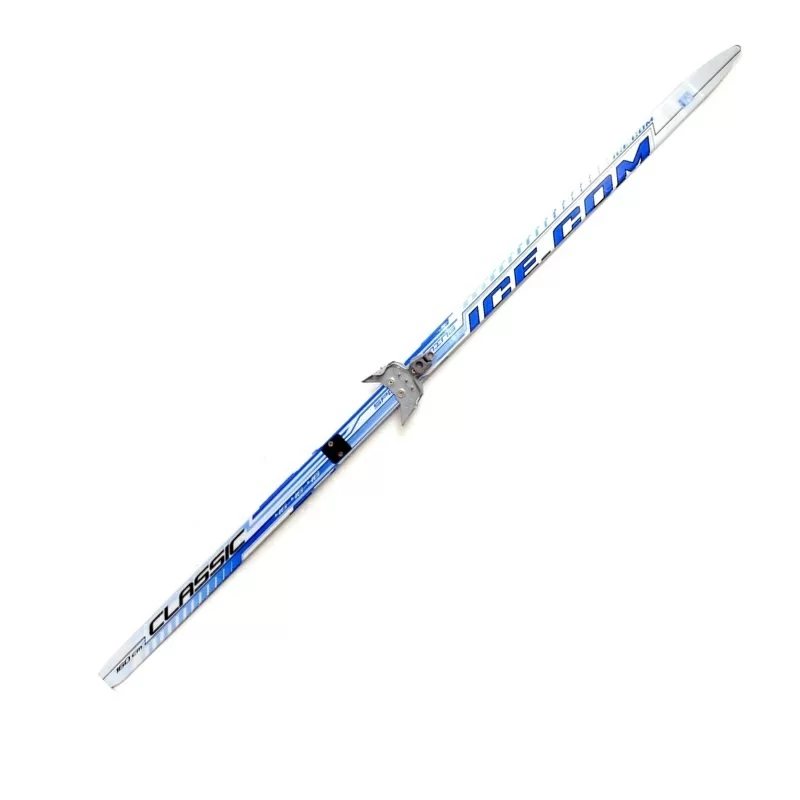 Реальное фото Лыжный комплект SE Spine Nordik/Ice com Classic step 75мм blue от магазина СпортСЕ