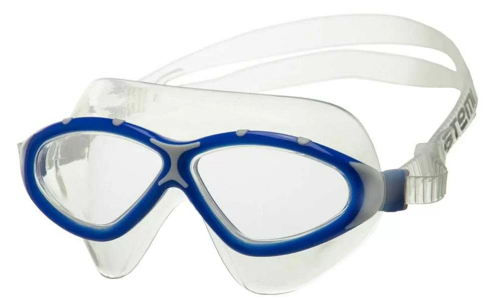 Реальное фото Очки для плавания Atemi Z401 силикон сине-серые от магазина СпортСЕ