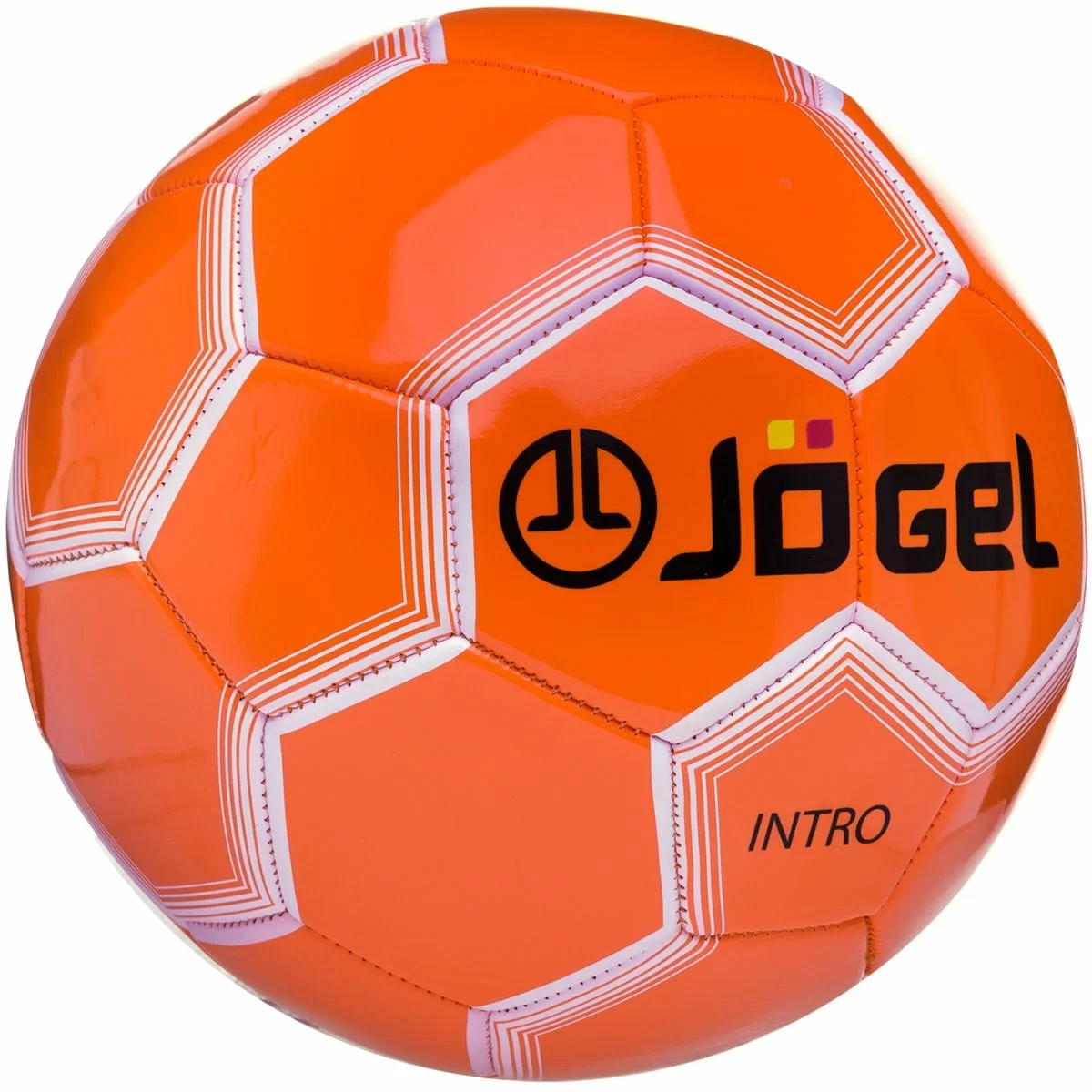 Реальное фото Мяч футбольный Jogel JS-100 Intro №5 оранжевый УТ-00011389 от магазина СпортСЕ