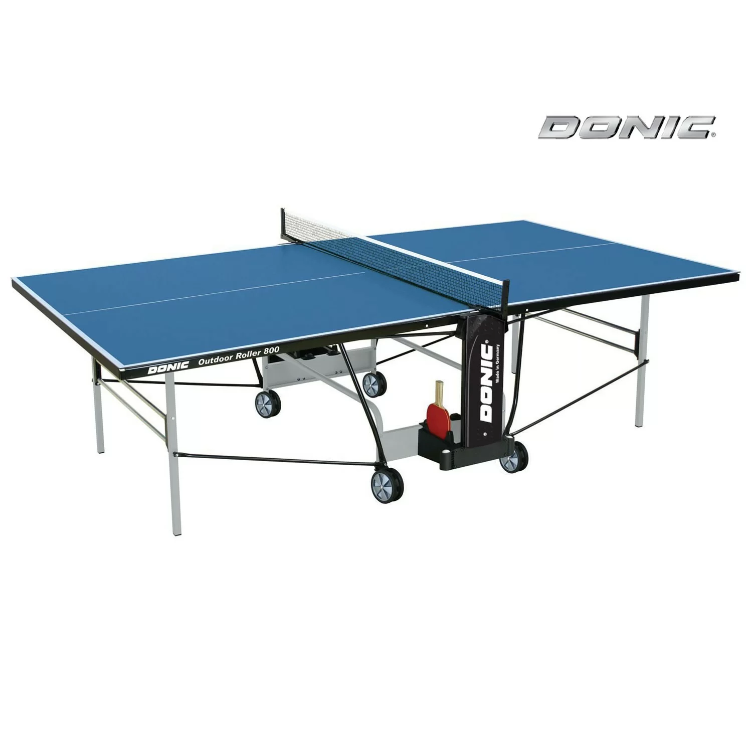 Реальное фото Теннисный стол DONIC OUTDOOR ROLLER 800-5 BLUE 230296-B от магазина СпортСЕ