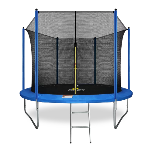 Реальное фото ARLAND Батут  10FT с внутренней страховочной сеткой и лестницей (СИНИЙ) от магазина СпортСЕ