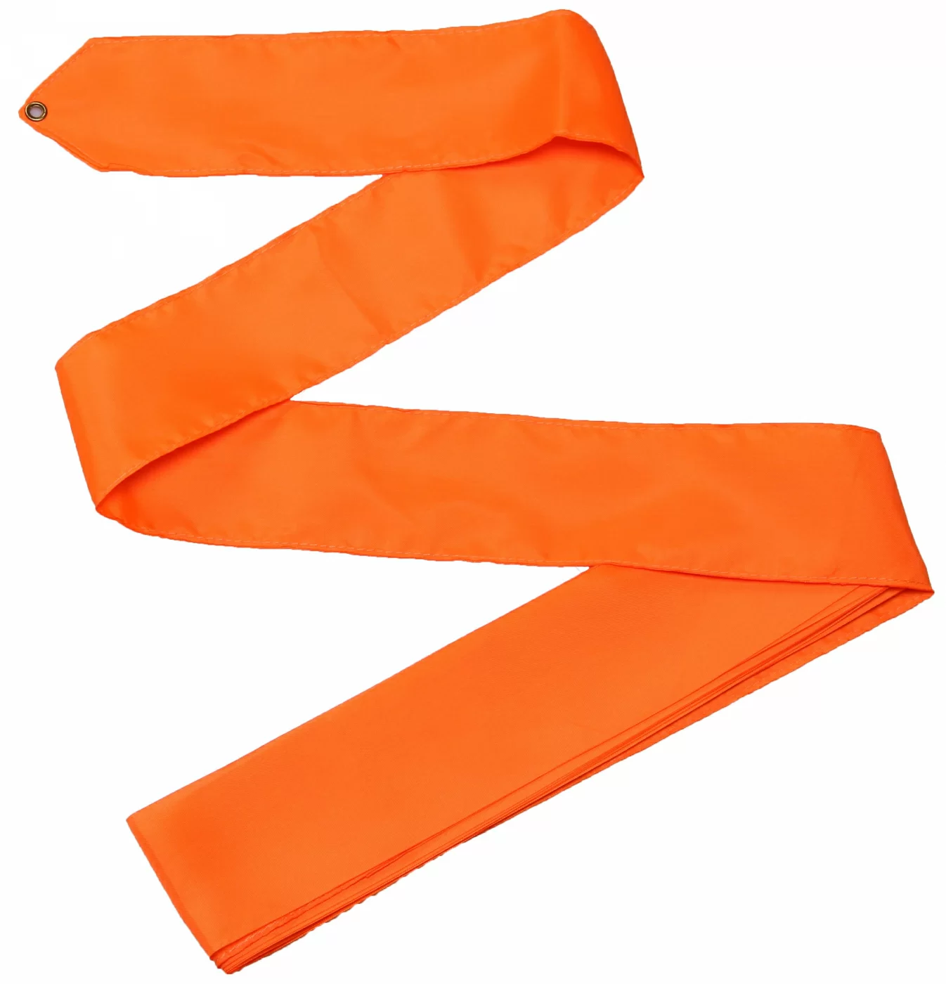 Реальное фото Лента для художественной гимнастики без палочки 4 м оранжевый СЕ2 от магазина СпортСЕ