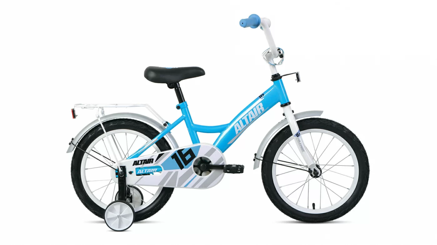 Реальное фото Велосипед Altair Kids 16 (2020-2021) бирюзовый/белый 1BKT1K1C1007 от магазина СпортСЕ