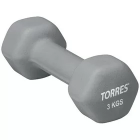 Реальное фото Гантель неопреновая 3 кг Torres PL50013 от магазина СпортСЕ