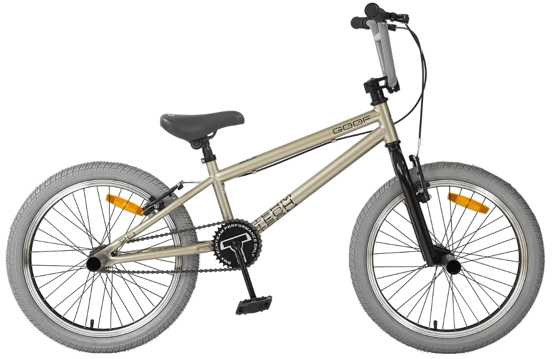 Реальное фото Велосипед BMX TechTeam Goof 20" темно-песочный от магазина СпортСЕ