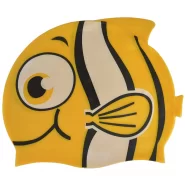 Реальное фото Шапочка для плавания E38898-5 детская желтая Рыбка 10018471 от магазина СпортСЕ