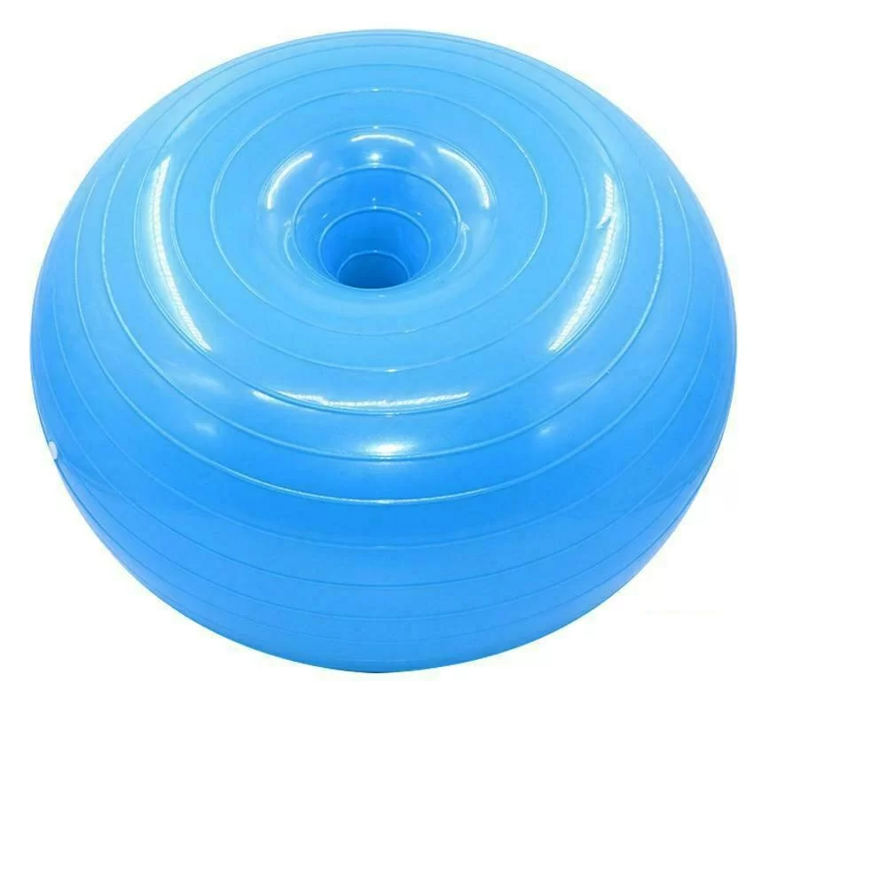 Реальное фото Фитбол-пончик 50 см B32238 голубой 10018877 от магазина СпортСЕ