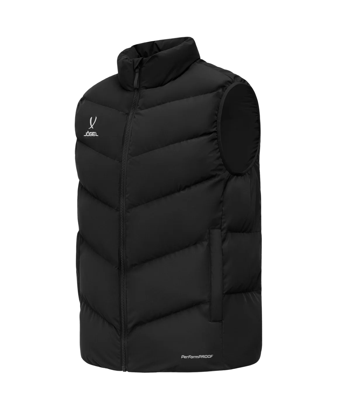 Реальное фото Жилет утепленный ESSENTIAL PerFormPROOF Padded Vest, черный от магазина СпортСЕ