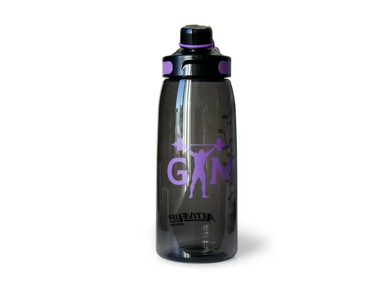 Реальное фото Бутылка для воды Barouge Active Life BP-912(900) фиолетовая от магазина СпортСЕ