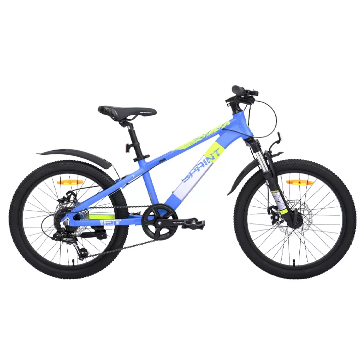 Реальное фото Велосипед TechTeam Sprint 20"(2024) синий от магазина СпортСЕ