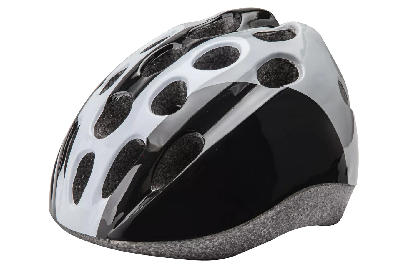 Реальное фото Шлем HB5-3_d (out mold) черно-бело-серый 600281 от магазина СпортСЕ