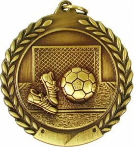 Реальное фото Медаль MD513 d-45 мм футбол от магазина СпортСЕ