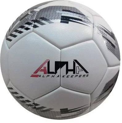 Реальное фото Мяч футбольный AlphaKeepers EliteMatch*5  M5 white\silver 81017 от магазина СпортСЕ