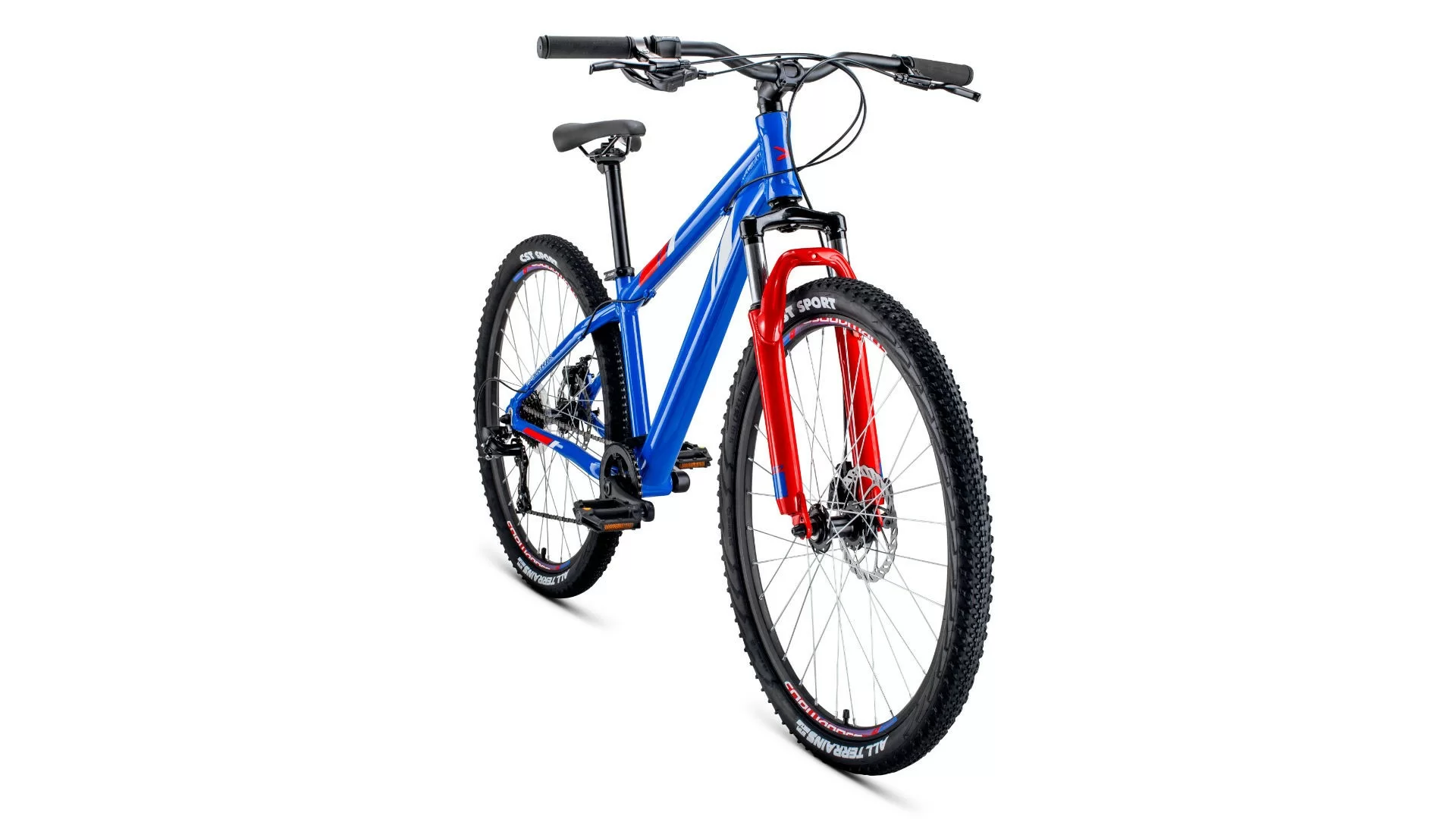 Реальное фото Велосипед Forward Toronto 26 2.0 disc (2020) синий RBKW0M667003 от магазина СпортСЕ