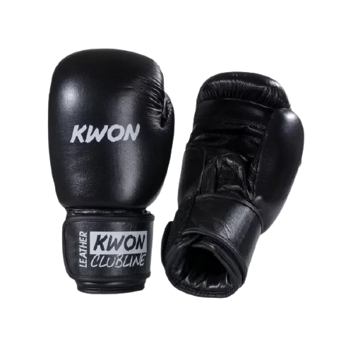 Реальное фото Перчатки боксерские Kwon Pointer boxing gloves кр/черн 554005K от магазина СпортСЕ