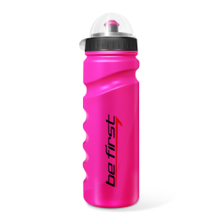Бутылка для воды Be First 750 мл с крышкой розовая 75-pink