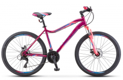 Велосипед Stels Miss-5000 D 26" (2021) фиолетовый/розовый K010