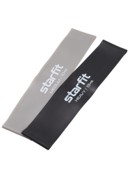 Мини-эспандеры StarFit ES-206 черный/серый 2 шт ЦБ-00001570