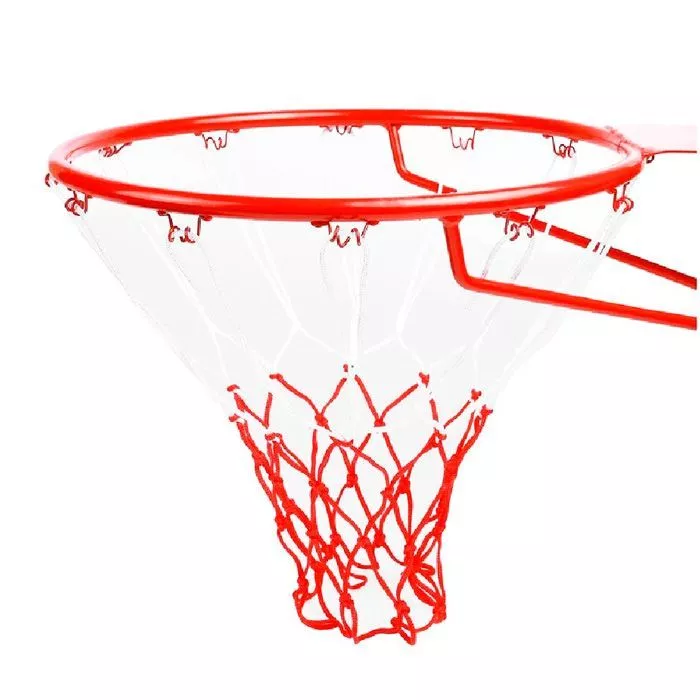 Реальное фото Сетка баскетбольная 8-2C двухцветная 15032 от магазина СпортСЕ