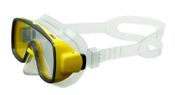 Маска для плавания Salvas Geo Mask р.Junior желтый CA105S1GYSTH