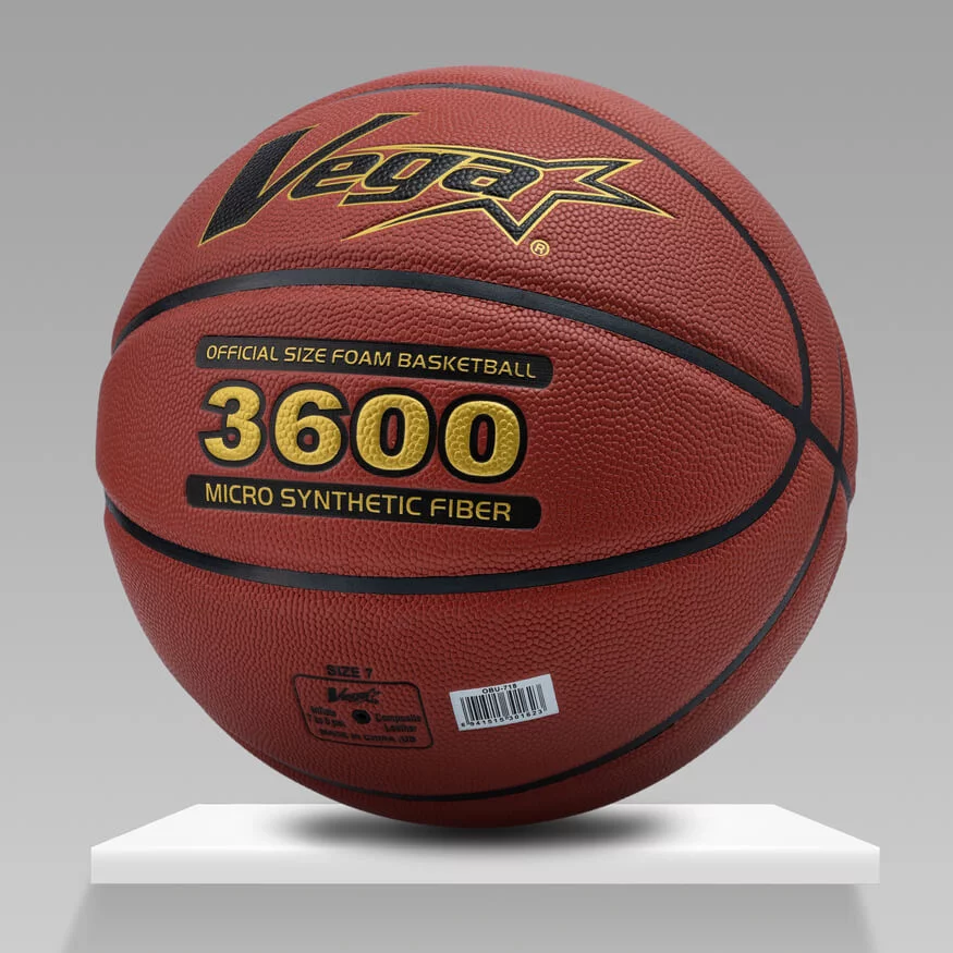 Реальное фото Мяч баскетбольный Vega 3600 OBU-718 FIBA №7 синт.кожа темно-корич. от магазина СпортСЕ