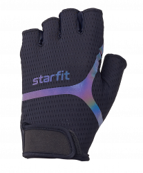 Перчатки StarFit  WG-103 черный/светоотражающий УТ-00020812