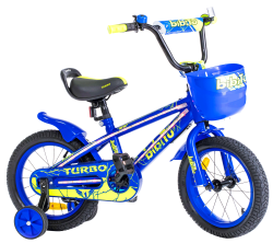 Велосипед 16" BIBITU TURBO, голубой