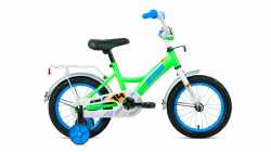 Велосипед Altair Kids 14 (2020-2021) ярко-зеленый/синий 1BKT1K1B1003