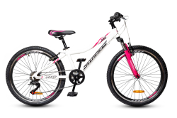 Велосипед подростковый HORST Fancy 24 2022 Бело-розовый