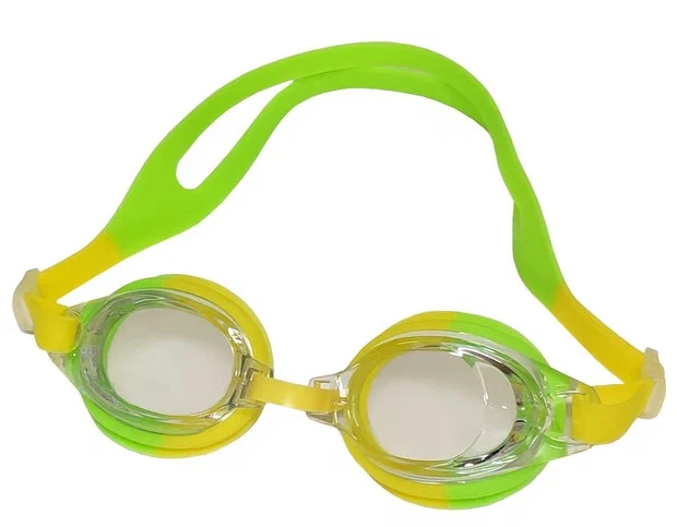 Реальное фото Очки для плавания E36884 желто/зеленый 10020673 от магазина СпортСЕ