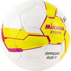 Мяч футбольный Mikasa FT557B-YP №5 бело-желтый